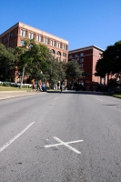 Kennedy-Attentat-Stelle Elm Street,  Dallas, Texas © FM Rohm