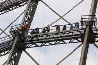 Besuchergruppe Gasometer Schöneberg, Berlin 2016 © FM Rohm